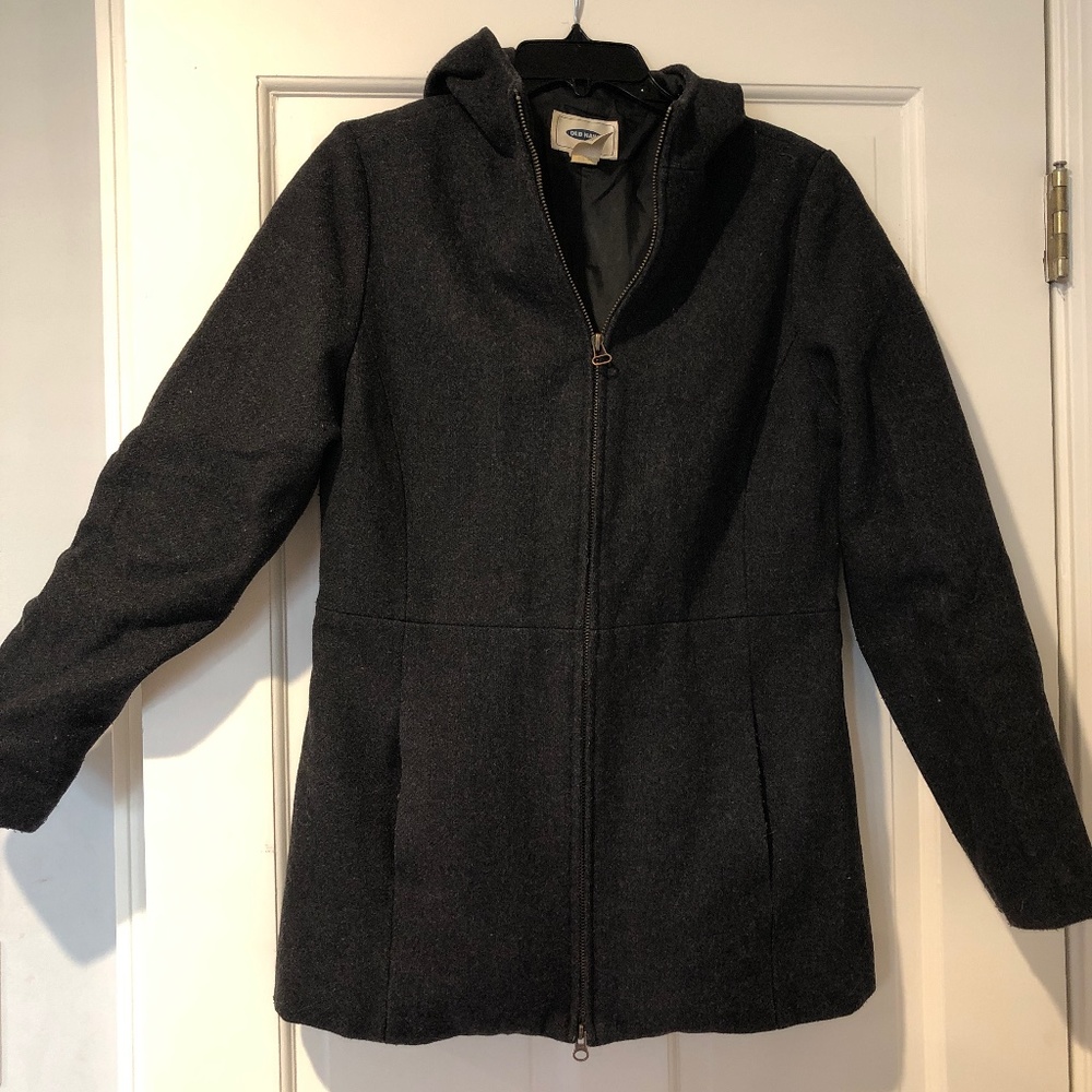 Wool blend coat